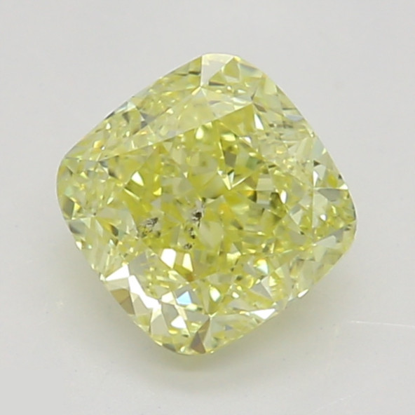 Prírodný farebný diamant s GIA certifikatom cushion fancy intense žltý 0.54 ct SI2 4829540554_Y6 Prírodný farebný diamant s GIA certifikatom cushion fancy intense žltý 0.54 ct SI2 4829540554_Y6
