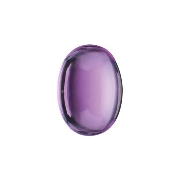 Ametyst ovál 16 x 12 mm 10,5ct Kabošon AMOKAPU-16
