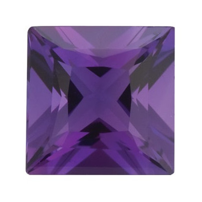 Ametyst štvorec 2 x 2 mm 0,041ct Princess cut AMPPAAPU-2 2