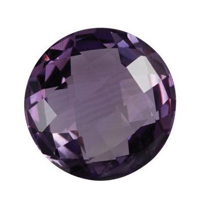 Ametyst okrúhly 10 mm 3,19ct Double-sided Checkerboard cut AMROAPU-10 2