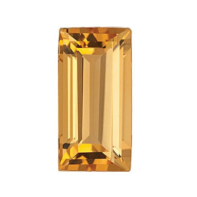 Citrín rovná bageta 6 x 3 mm 0,35ct Fazetovaný CNBFAYL-6 2