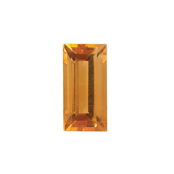 Citrín rovná bageta 6 x 3 mm 0,35ct Fazetovaný CNBFAAYL-6