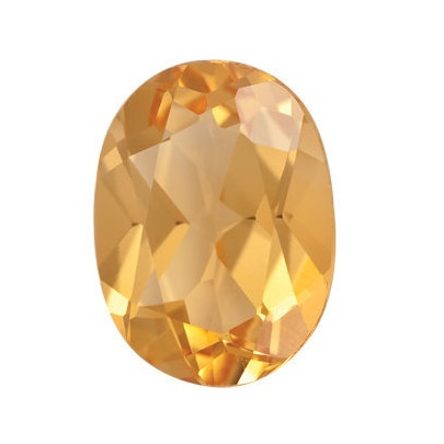 Citrín ovál 11 x 9 mm 3,5ct Fazetovaný CNOFAYL-11 2
