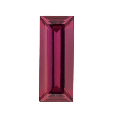 Granát rhodolit rovná bageta 5 x 2 mm 0,22ct Fazetovaný GRBFAARP-5 2