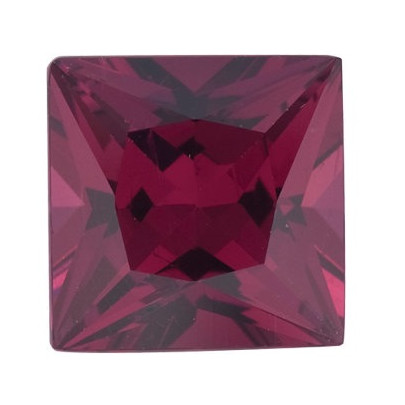 Granát rhodolit štvorec 4,5 x 4,5 mm 0,64ct Princess cut GRPPAARP-4,5 2