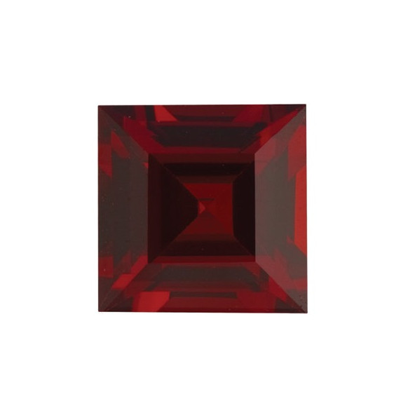 Granát mozambik štvorec 8 x 8 mm 3,58ct Step-cut GRPSAAS-8