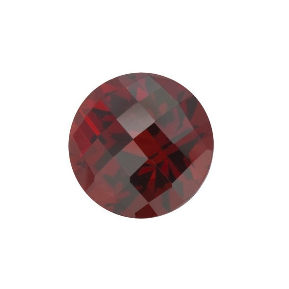 Granát mozambik okrúhly 7 mm 1,85ct Checkerboard cut GRRCAAS-7