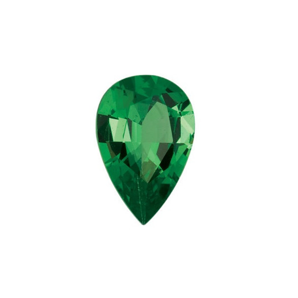 Granát tsavorit slza 6 x 4 mm 0,4ct Fazetovaný GRXFAAAGR-6