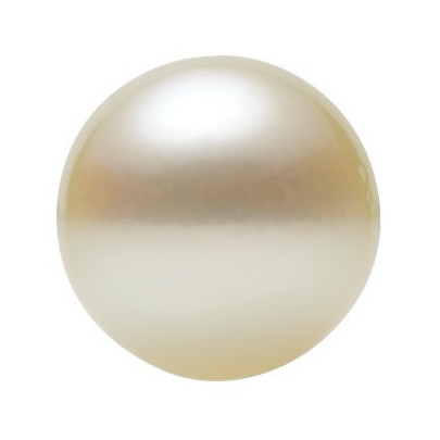 Morská perla biela okrúhla 5,5 mm Half-drilled MPR2AW-5,5 2