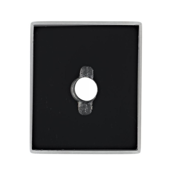 Ónyx cushion 10 x 8 mm Flat Top-Cut hole OXCH1SJT-10