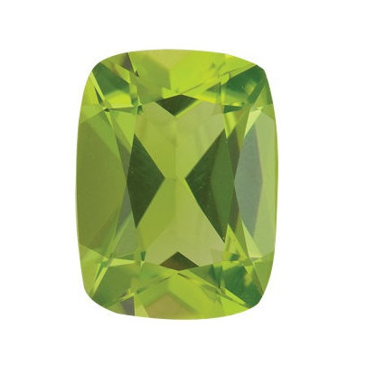 Peridot antický cushion 9 x 7 mm 2,33ct Fazetovaný PEUFAAPE-9 2