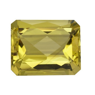 Quartz lemon emerald 10 x 8 mm Checkerboard cut KRECAAYL-10 2