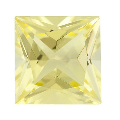 Quartz lemon štvorec 8 x 8 mm 2,09ct Princess cut KRPPAAYL-8 2