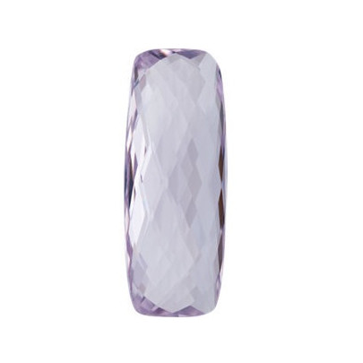 Quartz Rose de France antický cushion 25 x 10 mm 12,9ct Double-sided Checkerboard cut KRUOAAPU-25 2