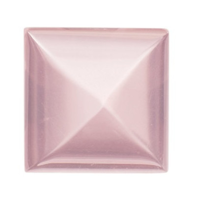 Quartz rose-ruženín štvorec 12 x 12 mm 10ct Kabošon KRPKSRO-12 2