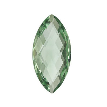 Quartz zelený markíz 28 x 14 mm 22,6ct Double-sided Checkerboard cut KRMOAAGR-28 2