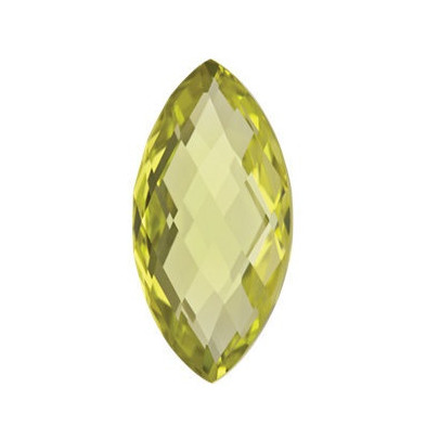 Quartz lemon markíz 20 x 10 mm Double-sided Checkerboard cut KRMOAAYL-20 2