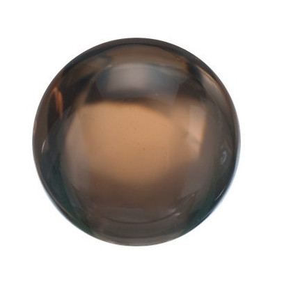 Quartz smoky-záhneda okrúhly 10 mm 4,04ct Kabošon KRRKAABR-10 2