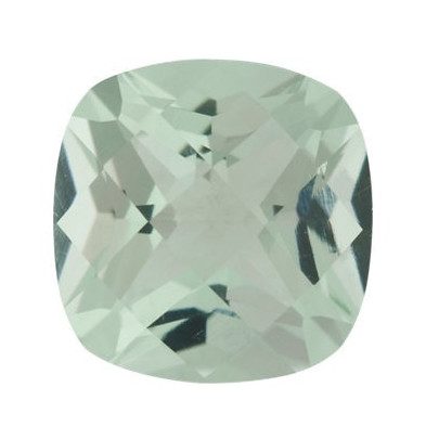 Quartz zelený antický štvorec 10 x 10 mm 3,65ct Checkerboard cut KRVCAGR-10 2