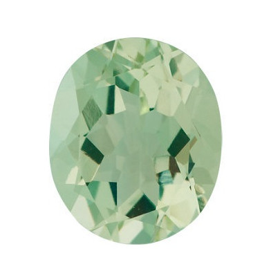 Quartz zelený ovál 8 x 6 mm 1,21ct Fazetovaný KROFAGR-8 2