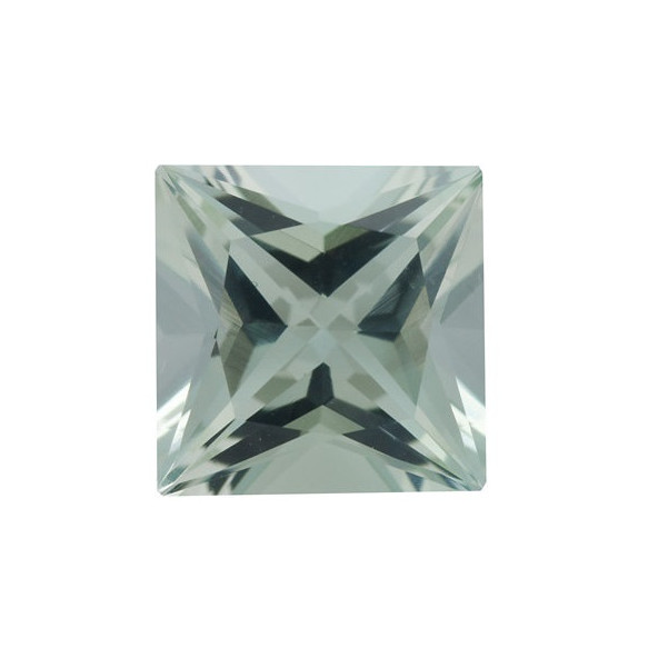Quartz zelený štvorec 8 x 8 mm 2,09ct Princess cut KRPPAGR-8 Quartz zelený štvorec 8 x 8 mm 2,09ct Princess cut KRPPAGR-8