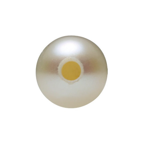 Seed perla okrúhla 3 mm Half-drilled  (1) SPR2AAW-3