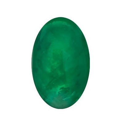 Smaragd ovál 6 x 4 mm 0,5ct Kabošon SGOKAAGR-6 2