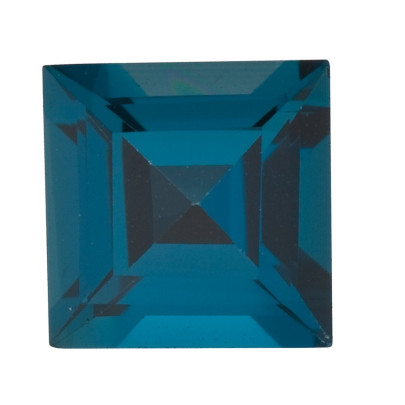 Topás London Blue štvorec 2,5 x 2,5 mm 0,13ct Step-cut TPPSAALO-2,5 2