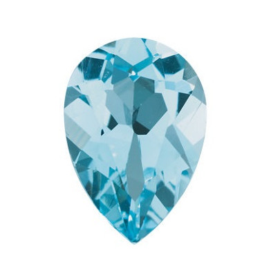Topás Sky Blue slza 12 x 8 mm 3,65ct Fazetovaný TPXFAASY-12 2