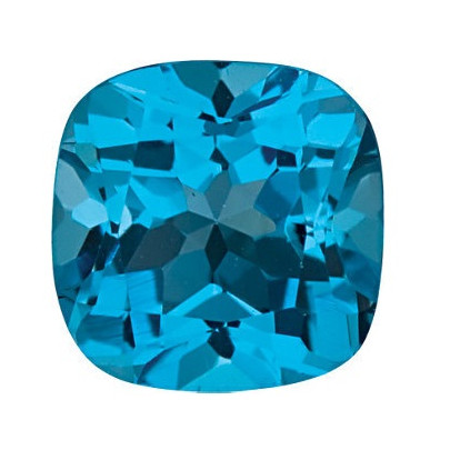 Topás Swiss Blue antický štvorec 6 x 6 mm 1,12ct Fazetovaný TPVFAASB-6 2
