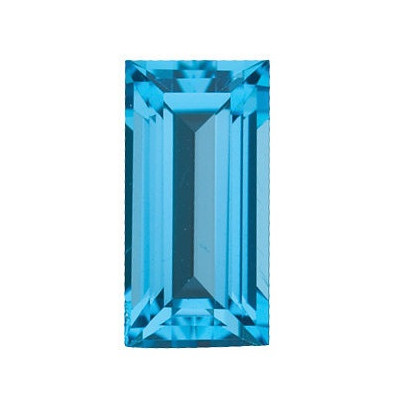 Topás Swiss Blue rovná bageta 4 x 2 mm 0,14ct Fazetovaný TPBFAASB-4 2