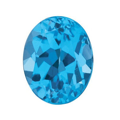 Topás Swiss Blue ovál 12 x 10 mm 6ct Fazetovaný TPOFAASB-12 2
