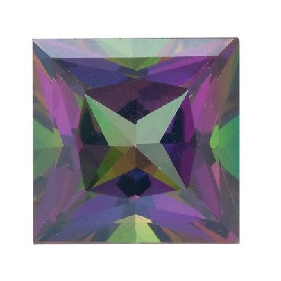Topás Green mystic štvorec 5 x 5 mm 0,8ct Princess cut TPPPAAGR-5 2