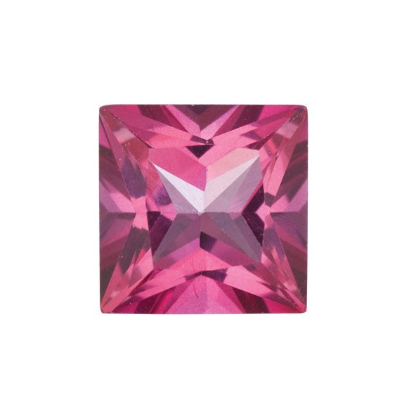 Topás Pure pink mystic  štvorec 8 x 8 mm 2,75ct Princess cut TPPPAAPN-8