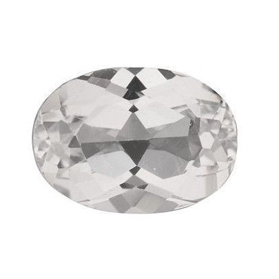 Topás biely ovál 10 x 8 mm 3,32ct Fazetovaný TPOFAAC-10 2