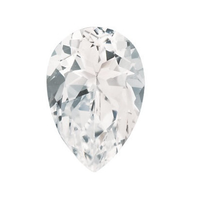 Topás biely slza 5 x 3 mm 0,26ct Fazetovaný TPXFFC-5 2