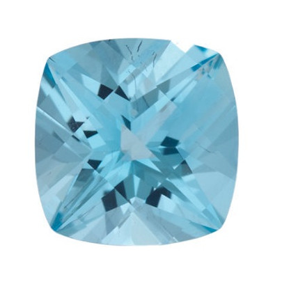 Topás Ice Blue passion antický štvorec 7 x 7 mm 1,91ct Checkerboard cut TPVCFIB-7 2