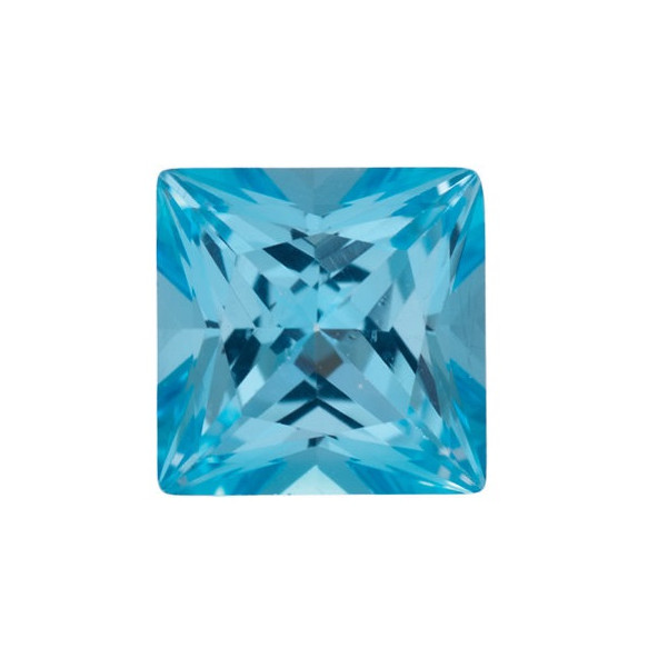Topás Ice Blue passion štvorec 8 x 8 mm 2,75ct Princess cut TPPPFIB-8