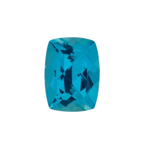 Topás Paraiba passion antický cushion 8 x 6 mm 1,61ct Fazetovaný TPUFFPB-8