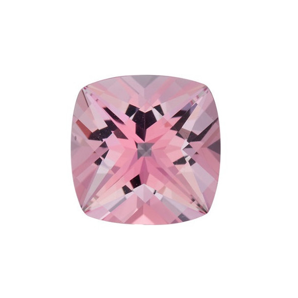 Topás Baby Pink passion antický štvorec 6 x 6 mm 1,12ct Checkerboard cut TPVCFBP-6 Topás Baby Pink passion antický štvorec 6 x 6 mm 1,12ct Checkerboard cut TPVCFBP-6