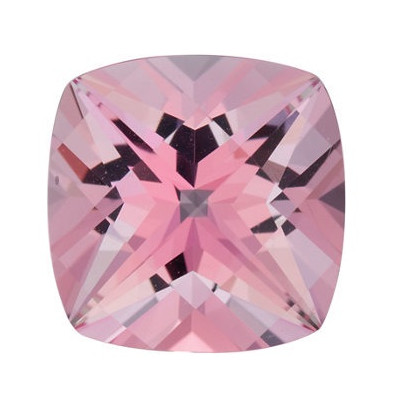 Topás Baby Pink passion antický štvorec 8 x 8 mm 2,64ct Checkerboard cut TPVCFBP-8 2