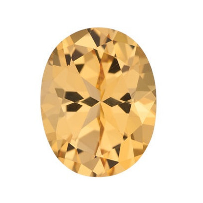 Topás Honey passion ovál 10 x 8 mm 3,32ct Fazetovaný TPOFFHO-10 2