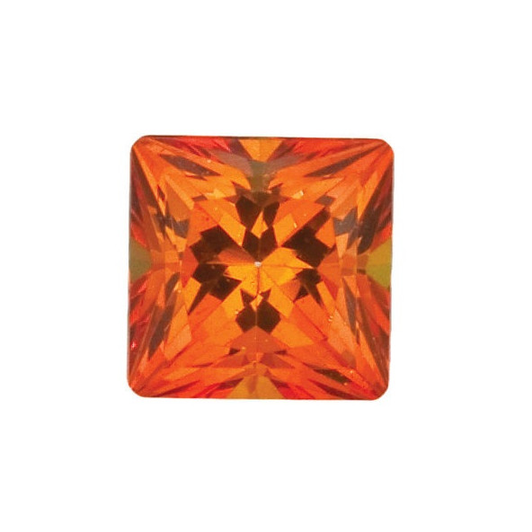 Topás Poppy passion štvorec 10 x 10 mm 5,73ct Princess cut TPPPFPO-10 Topás Poppy passion štvorec 10 x 10 mm 5,73ct Princess cut TPPPFPO-10