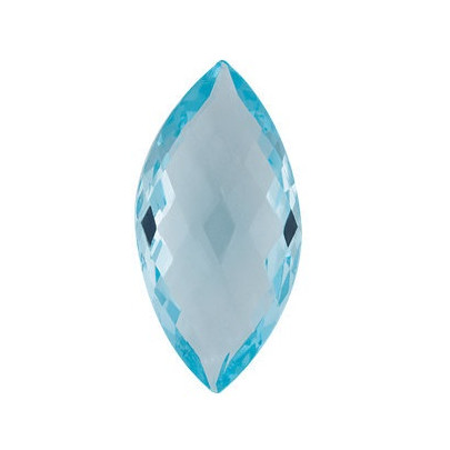 Topás sky blue markíz 28 x 14 mm 20,4ct Double-sided Checkerboard cut TPMOAASY-28 2