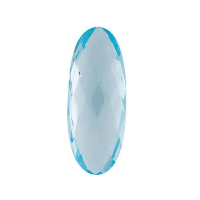 Topás sky blue ovál 25 x 10 mm 11,72ct Double-sided Checkerboard cut TPOOAASY-25 2