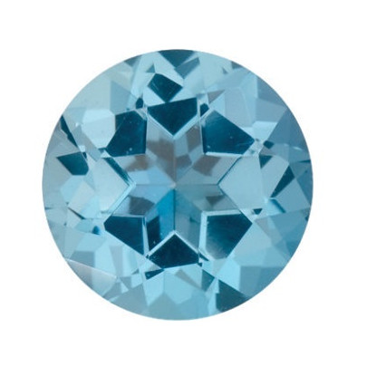 Topás Ice Blue passion okrúhly 8 mm 2,3ct Fazetovaný SW TPRIFIB-8 2