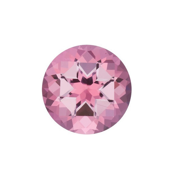 Topás Baby Pink passion okrúhly 8 mm 2,3ct Fazetovaný SW TPRIFBP-8