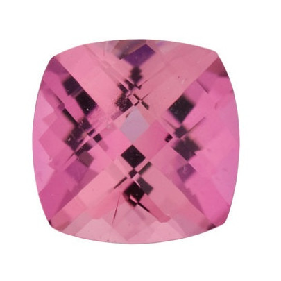 Turmalín ružový antický štvorec 5 x 5 mm 0,533ct Checkerboard cut TUVCAARO-5 2