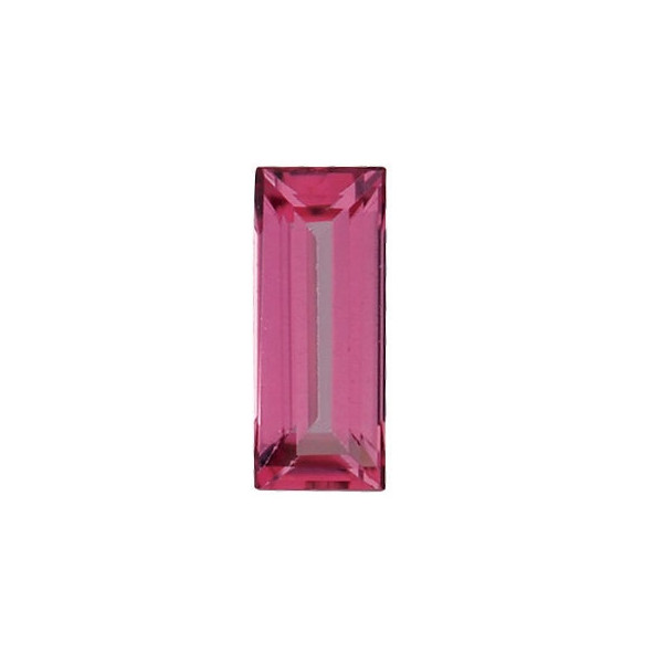 Turmalín ružový rovná bageta 6 x 3 mm 0,37ct Fazetovaný TUBFAARO-6 Turmalín ružový rovná bageta 6 x 3 mm 0,37ct Fazetovaný TUBFAARO-6