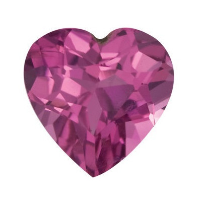 Turmalín ružový srdce 6 x 6 mm 0,81ct Fazetovaný TUHFAARO-6 2
